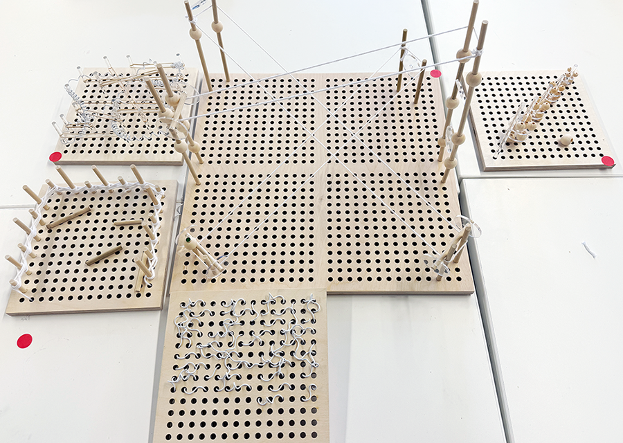 Group 1 collective pegboard configuration
