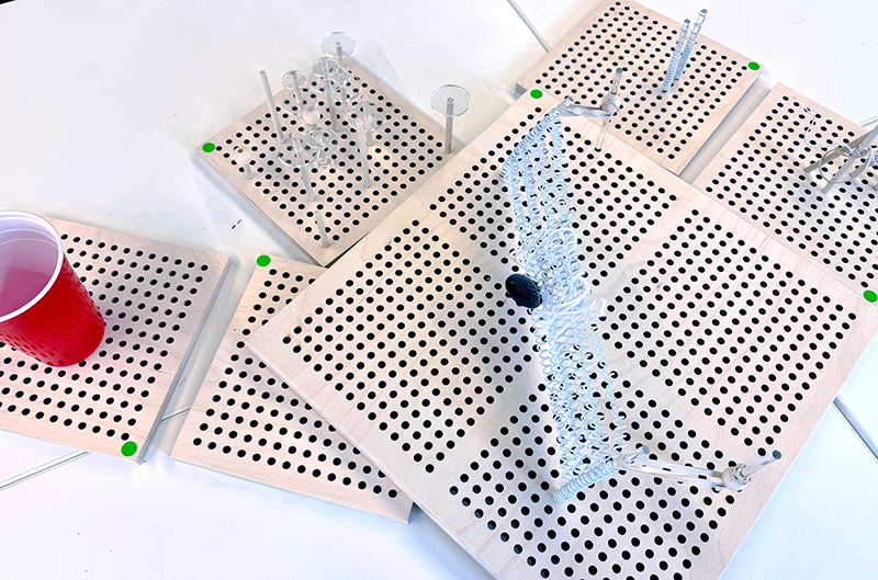 Group 3 collective pegboard configuration