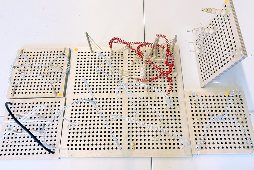 Group 4 collective pegboard configuration